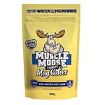 Muscle Moose 1 Minute Mug Cakes are your high protein, gluten free daily treat of fluffy cakey goodness! There's no need to wait for after dinner to enjoy this cake mix - it's a great snack any time of day. Even better, no baking is required so you'll be saving time and increase your protein intake - everyone wins!